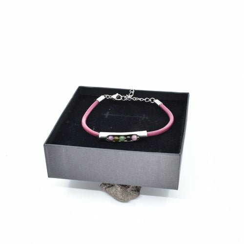Bracelet en perle de Tourmaline Multicolore | EMPREINTES Paris - EMPREINTES Paris