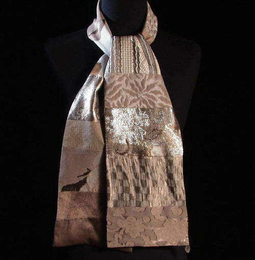 Écharpe bijou -Precieux beige | EMPREINTES Paris - EMPREINTES Paris