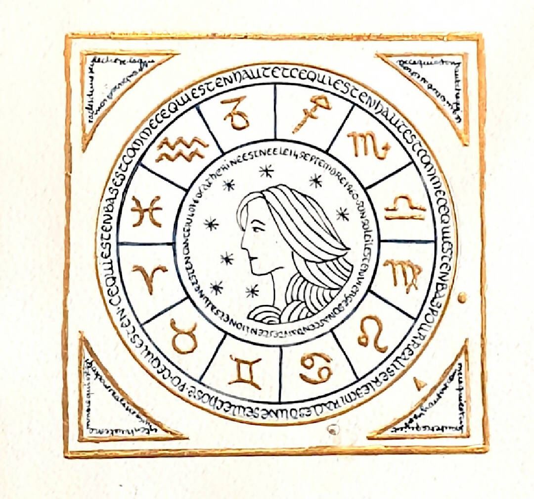 Enluminure Thème astral personnalisé | EMPREINTES Paris