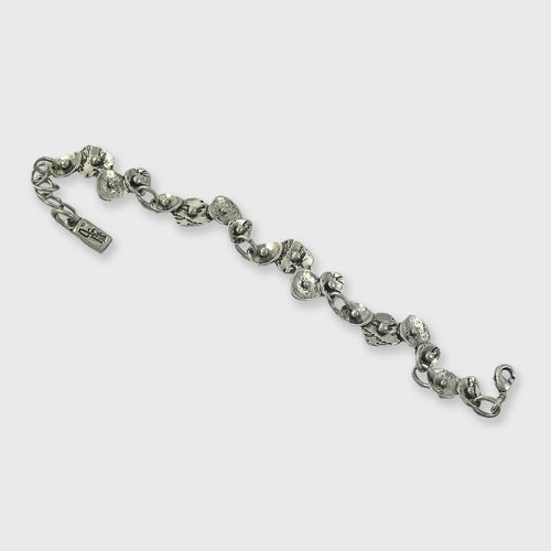 Bracelet en étain argenté 2 | EMPREINTES Paris - EMPREINTES Paris
