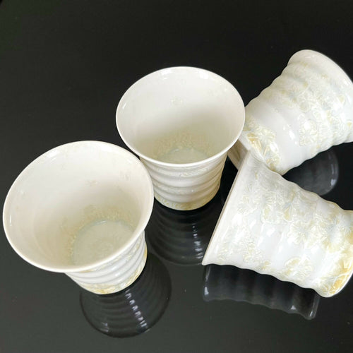 Tasse à café avec soucoupe - Fleur de Neige | EMPREINTES Paris - EMPREINTES Paris