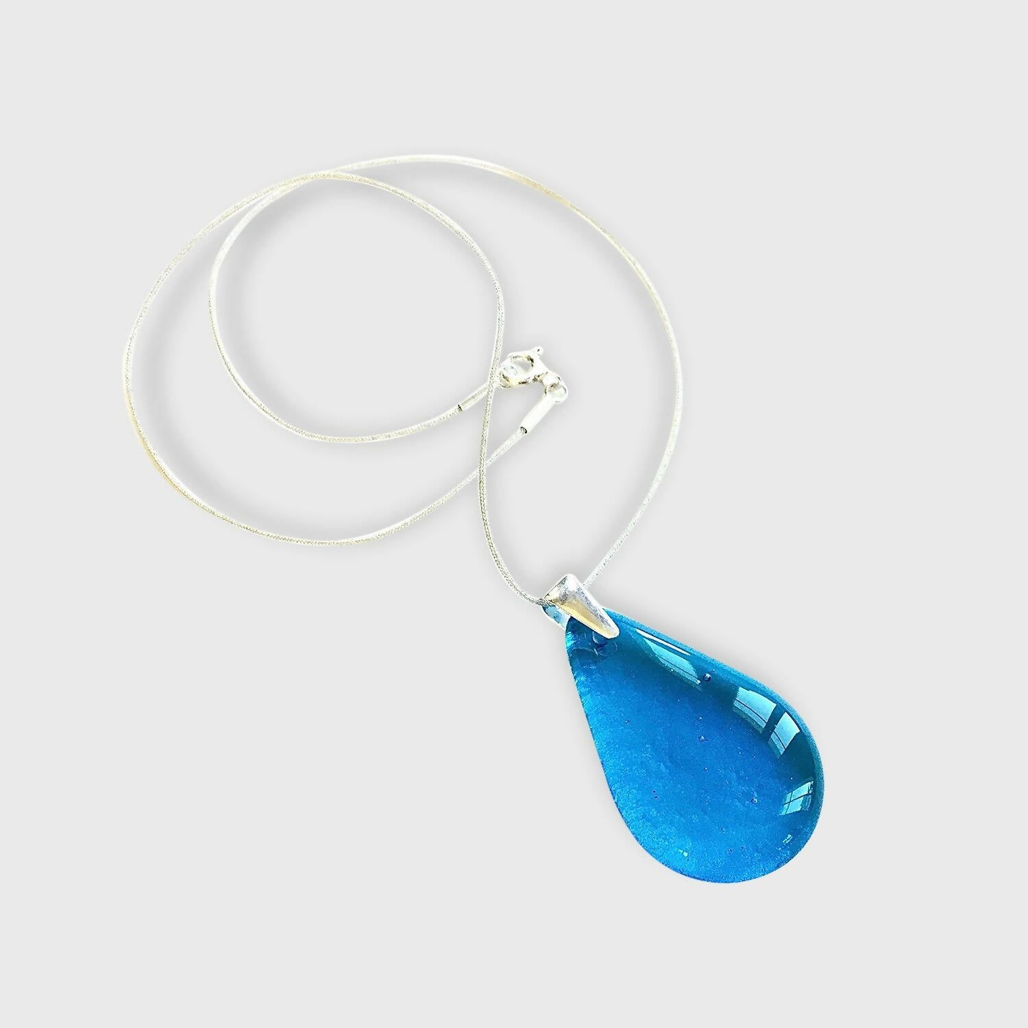 Pendentif GOUTTE bleu turquoise | EMPREINTES Paris