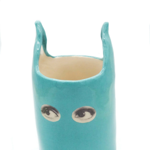 Vase Espionne bleu uni | EMPREINTES Paris - EMPREINTES Paris