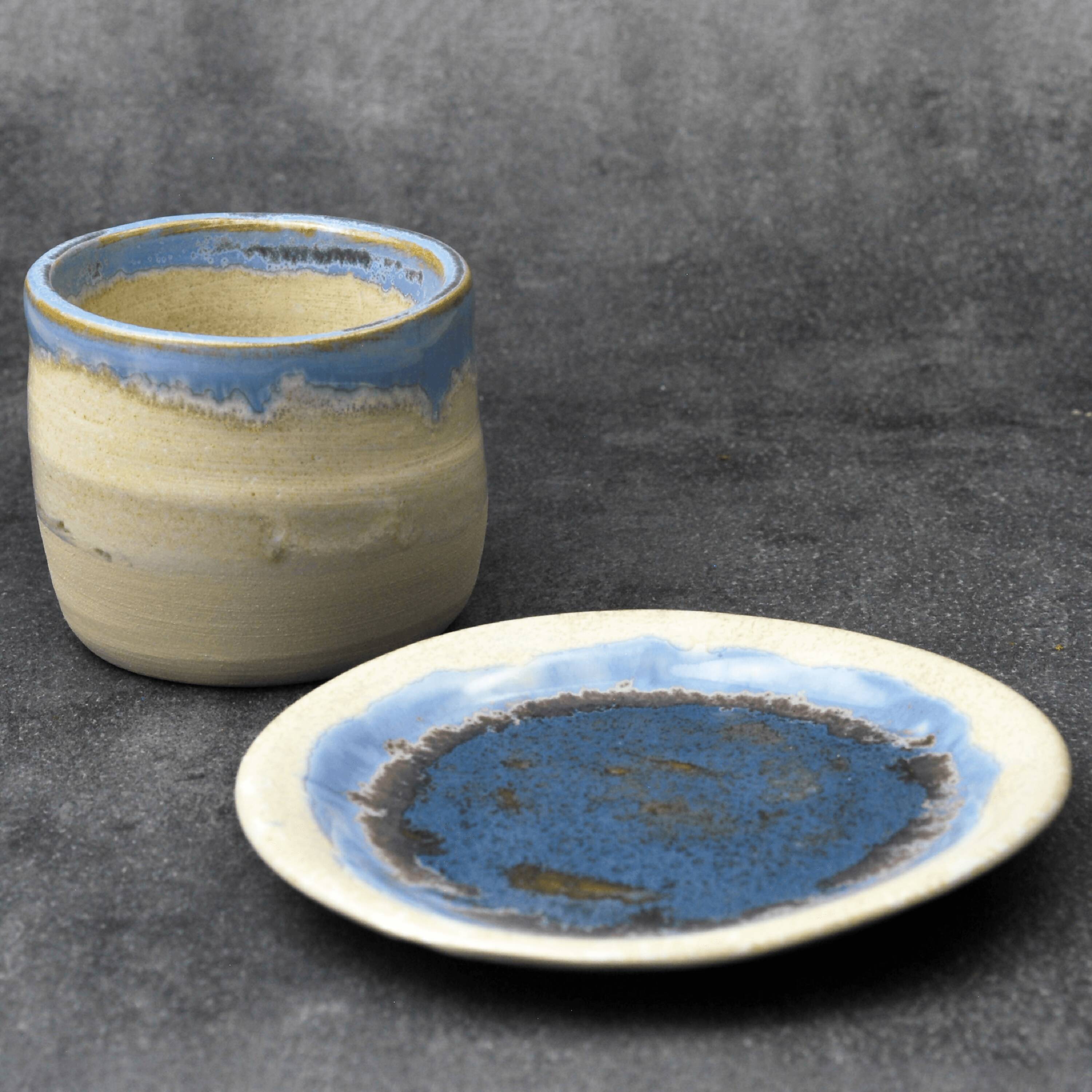 Repose cuillère bleu en céramique – EMPREINTES Paris