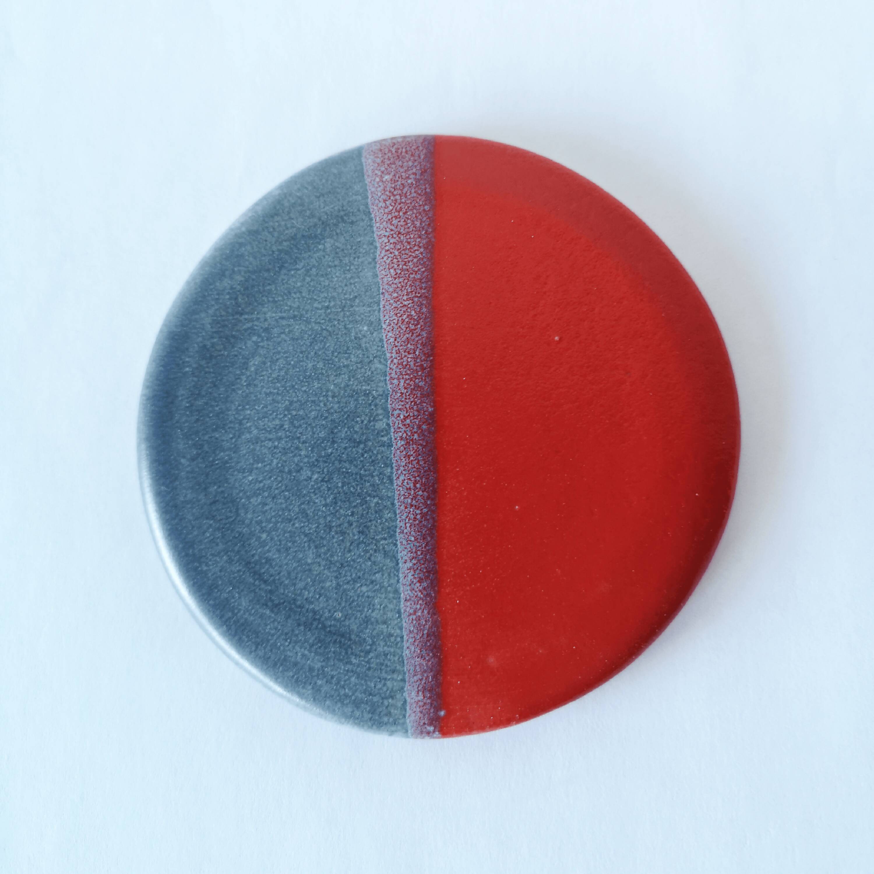 Vaisselle Dessous de Verre en Grès Bleu et Rouge | EMPREINTES Paris | EMPREINTES Paris