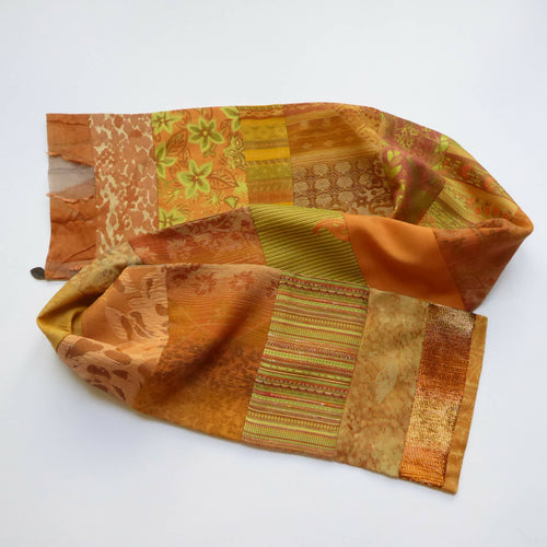 Écharpe intemporelle femme-Mandarine | EMPREINTES Paris - EMPREINTES Paris