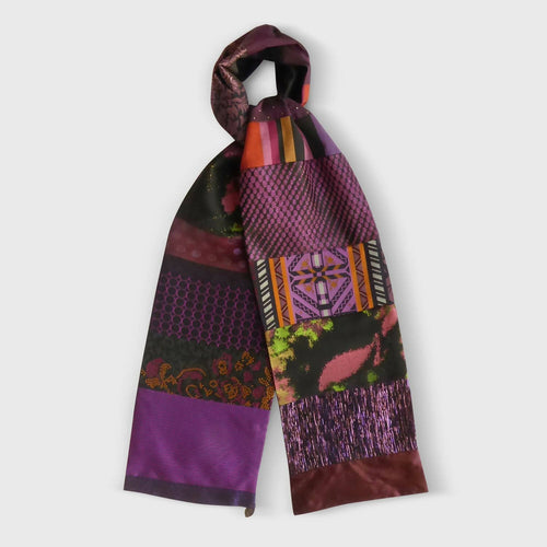 Écharpe bijou - violet | EMPREINTES Paris - EMPREINTES Paris