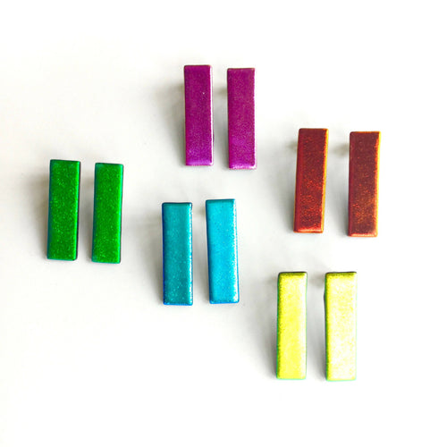 Boucles d'oreilles DISCO IRIS rose | EMPREINTES Paris - EMPREINTES Paris