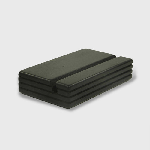 Porte carte de visite horizontal ébène massif marron | EMPREINTES Paris - EMPREINTES Paris