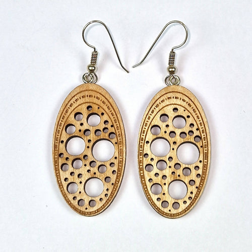 Boucles d'oreilles Bulles en érable | EMPREINTES Paris - EMPREINTES Paris