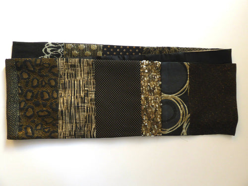 Écharpe bijou -Black gold | EMPREINTES Paris - EMPREINTES Paris