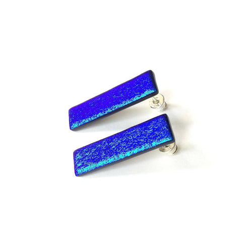 Boucles d'oreilles DISCO Iris bleu roi | EMPREINTES Paris - EMPREINTES Paris