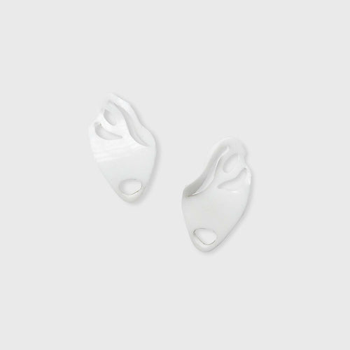 Boucles d'oreilles Ecume S - Blanc | EMPREINTES Paris - EMPREINTES Paris