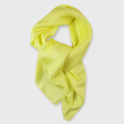 Carré 90 uni jaune poussin | EMPREINTES Paris - EMPREINTES Paris