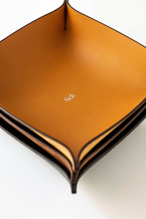 Vide poche en cuir noir | EMPREINTES Paris - EMPREINTES Paris