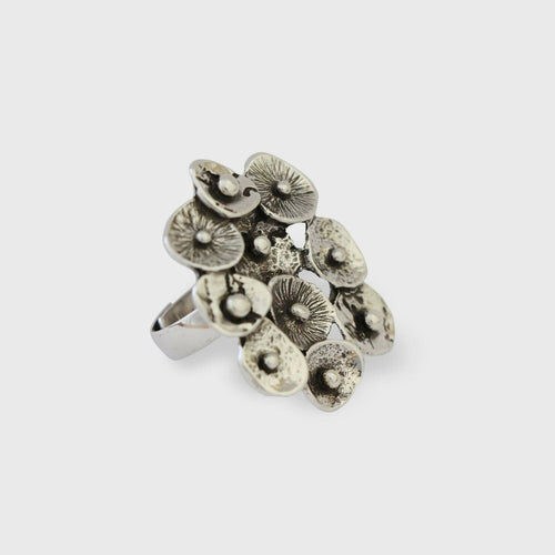 Bague réglable en étain argenté 18 | EMPREINTES Paris - EMPREINTES Paris