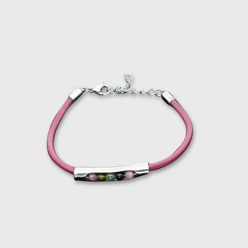 Bracelet en perle de Tourmaline Multicolore | EMPREINTES Paris - EMPREINTES Paris