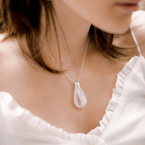 Pendentif GOUTTE bleu turquoise | EMPREINTES Paris - EMPREINTES Paris