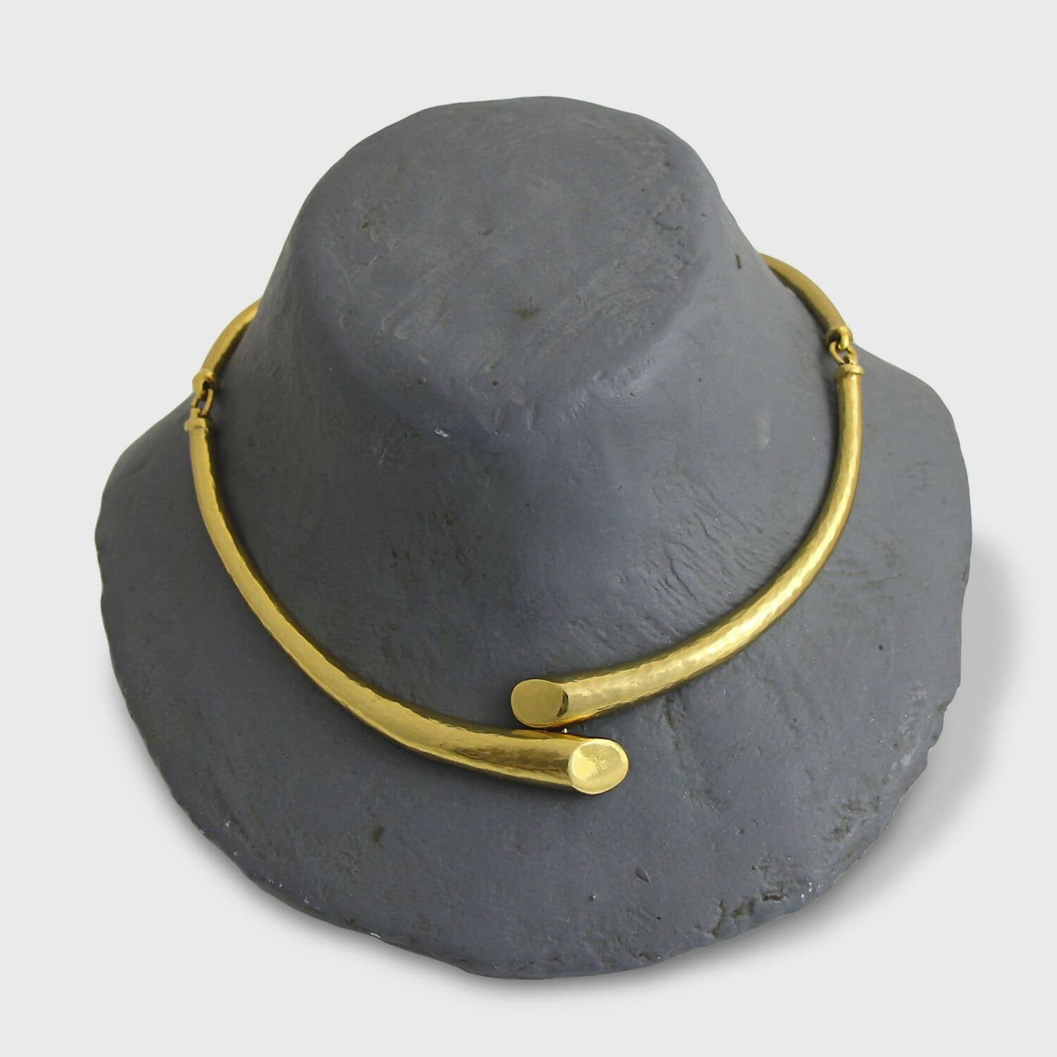 Collier réglable en étain Doré 4 | EMPREINTES Paris