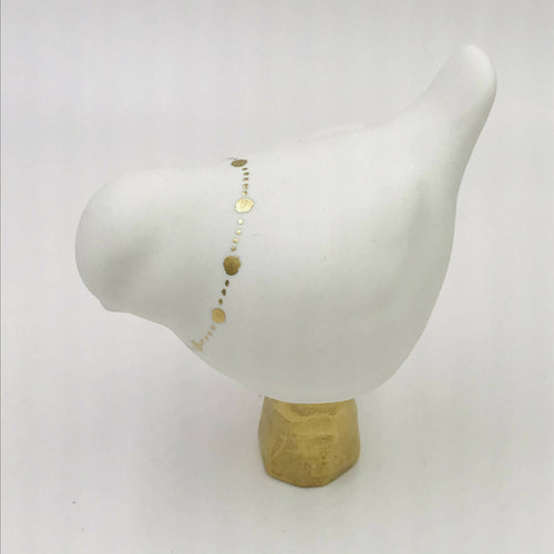 Oiseau porcelaine et Or - Motif collier | EMPREINTES Paris - EMPREINTES Paris