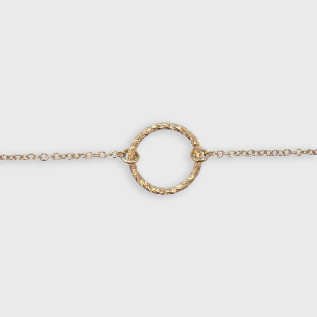 Bracelet cercle diamanté doré | EMPREINTES Paris | EMPREINTES Paris