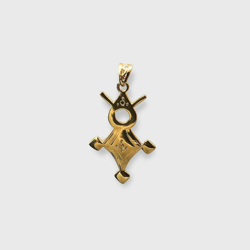 Pendentif Croix Touareg plaqué or | EMPREINTES Paris - EMPREINTES Paris