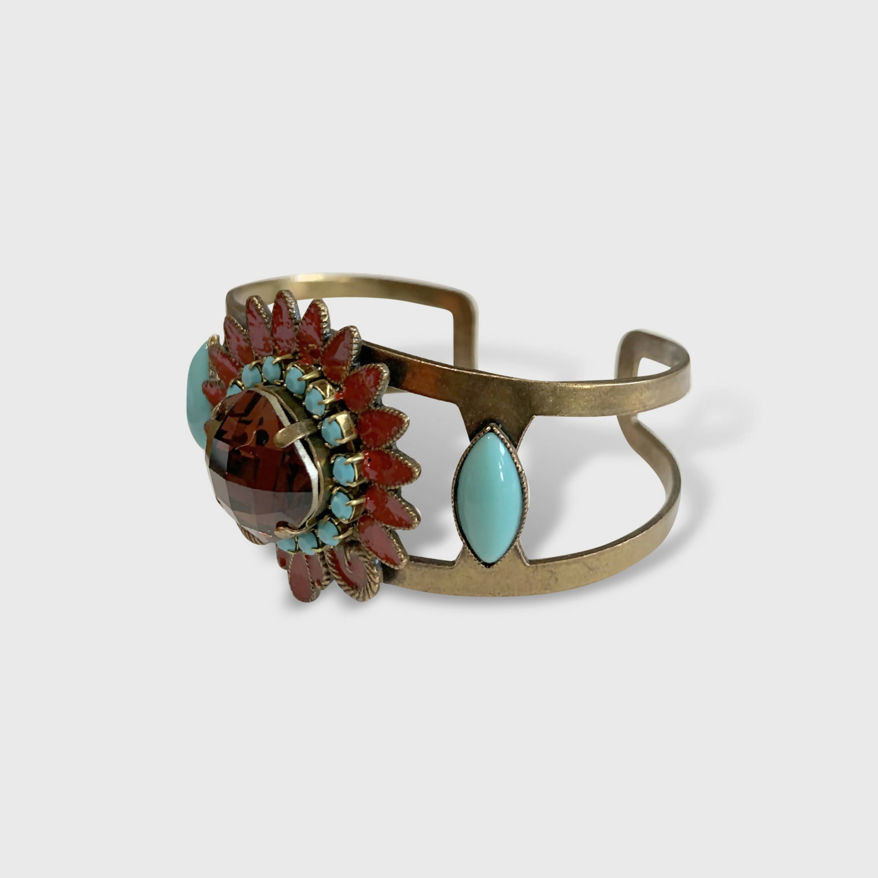 Bracelet manchette Soleil rouge | EMPREINTES Paris