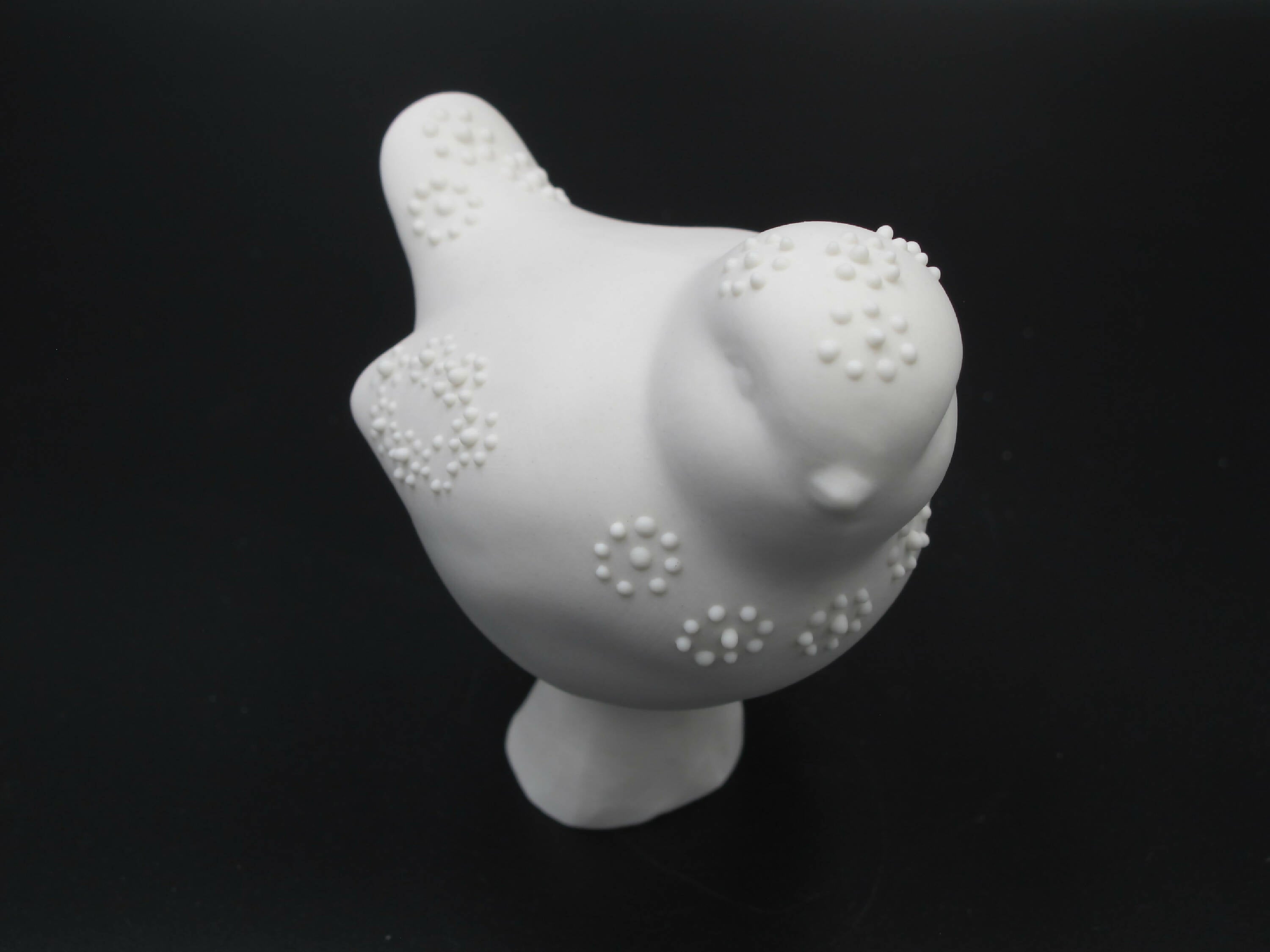 Petit oiseau porcelaine, motif picots 4 | EMPREINTES Paris | EMPREINTES Paris