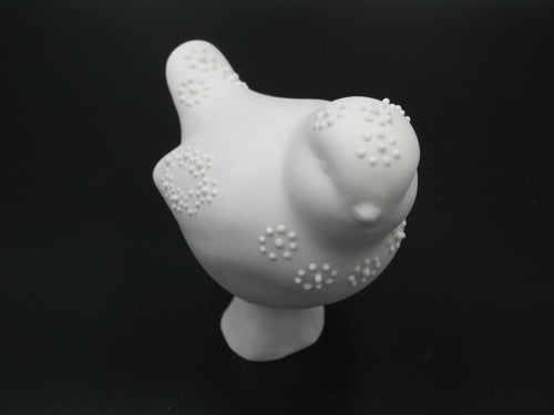Petit oiseau porcelaine, motif picots 4 | EMPREINTES Paris - EMPREINTES Paris