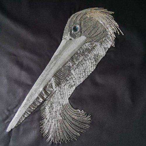 Tableau perlé le Pélican | EMPREINTES Paris - EMPREINTES Paris