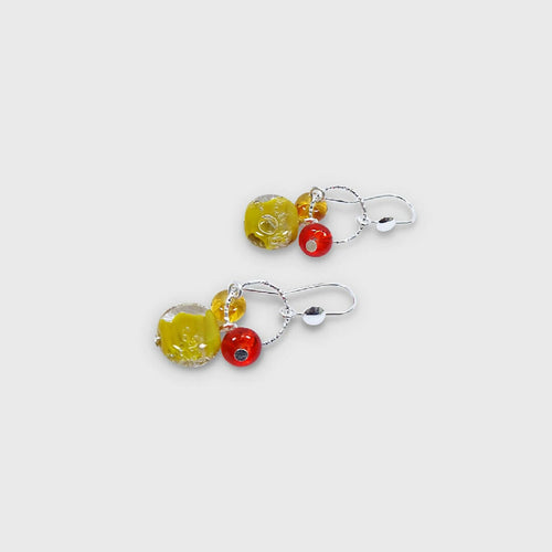 Boucles d'oreilles Emilie jaunes | EMPREINTES Paris - EMPREINTES Paris