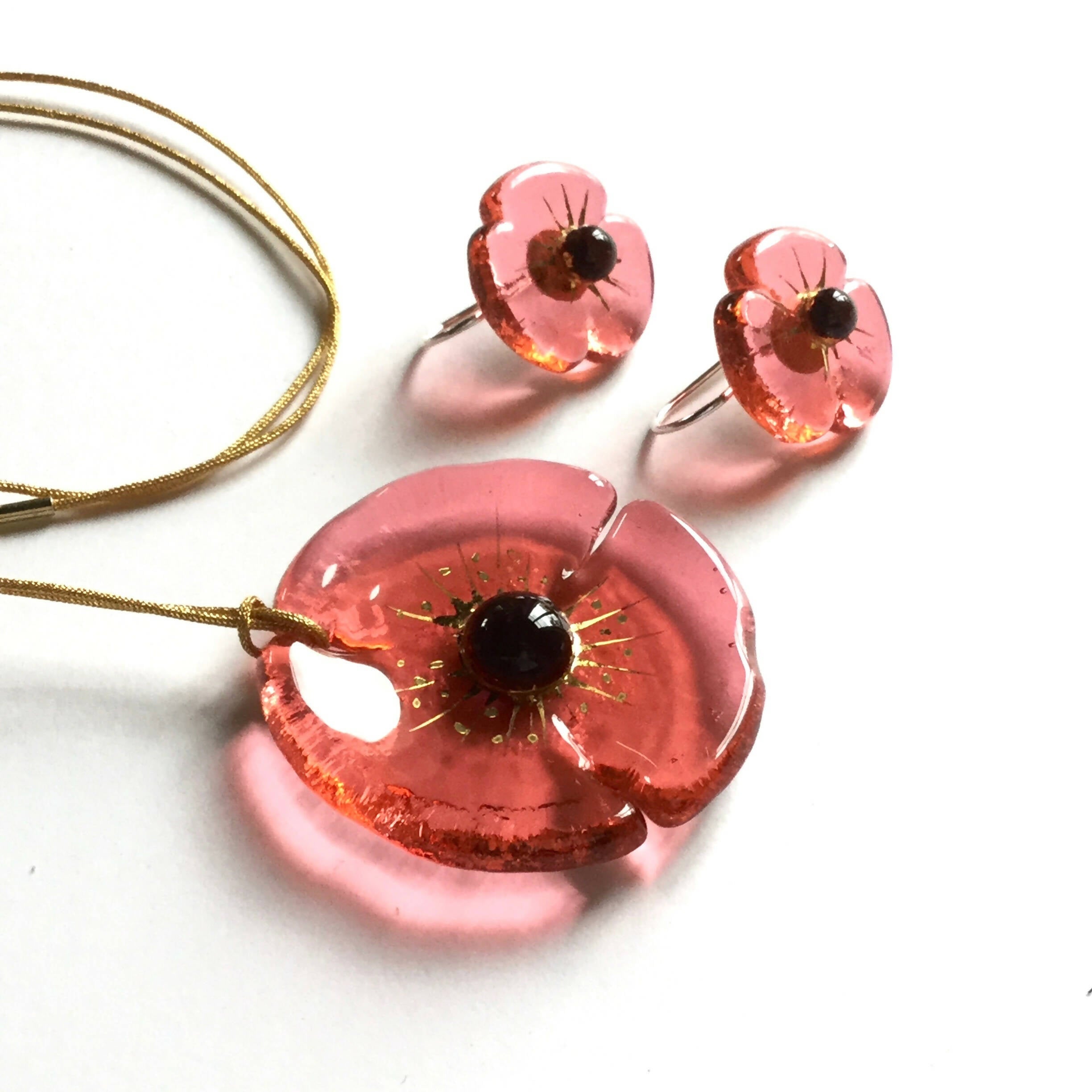 Parure COQUELICOT rosaline | EMPREINTES Paris