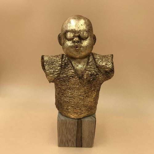 Sculpture APOO doré Bilal | EMPREINTES Paris - EMPREINTES Paris