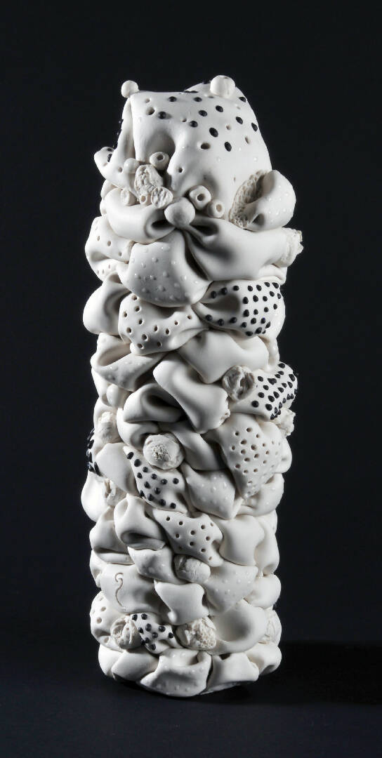 Sculpture Colonne porcelaine - Collection bulles | EMPREINTES Paris | EMPREINTES Paris