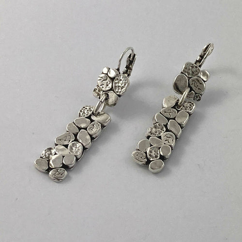 Boucles d’oreilles en étain Argenté 11 | EMPREINTES Paris - EMPREINTES Paris