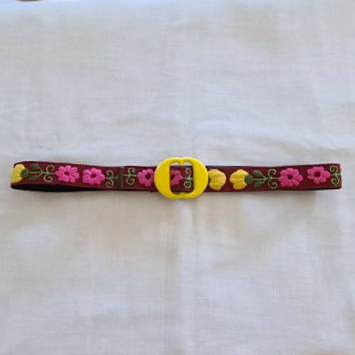 Ceinture boucle jaune | EMPREINTES Paris - EMPREINTES Paris