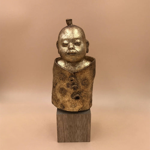 Sculpture APOO doré Petit Moine | EMPREINTES Paris - EMPREINTES Paris