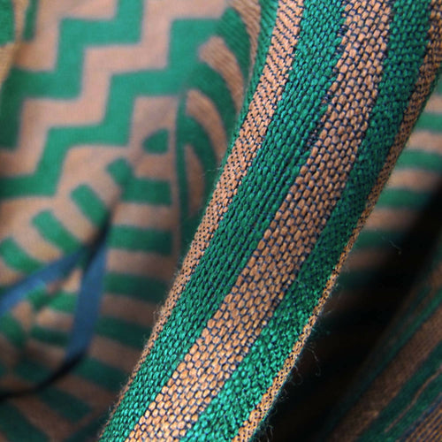 Écharpe maxi Laine Soie Daim Forêt CINÉTIQUE | EMPREINTES Paris - EMPREINTES Paris