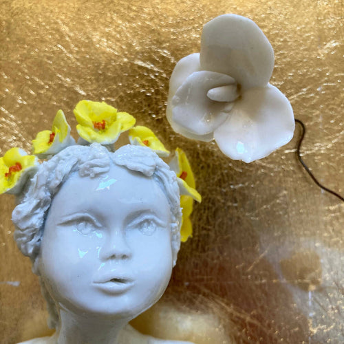 Sculpture Renaissance IV Enfant aux fleurs | EMPREINTES Paris - EMPREINTES Paris