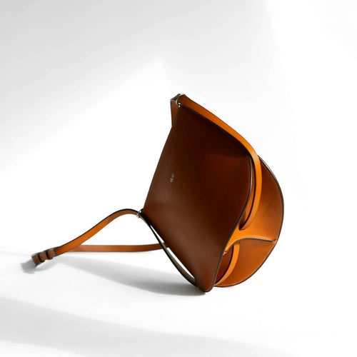 Sac bandoulière en cuir - DAMOISEAU - cousu à la main au point sellier | EMPREINTES Paris - EMPREINTES Paris