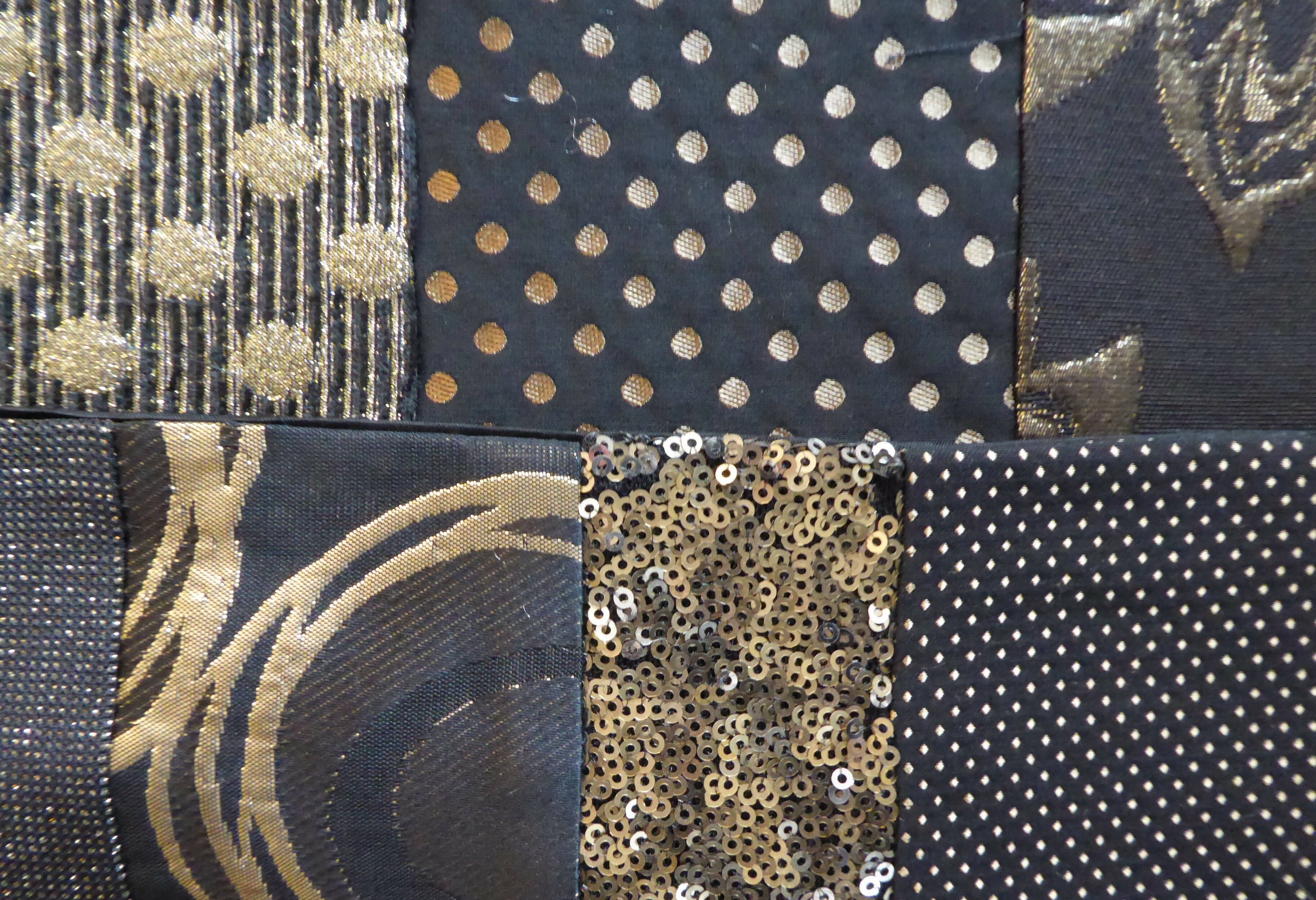 Écharpe bijou -Black gold | EMPREINTES Paris