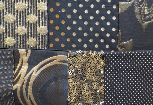 Écharpe bijou -Black gold | EMPREINTES Paris - EMPREINTES Paris