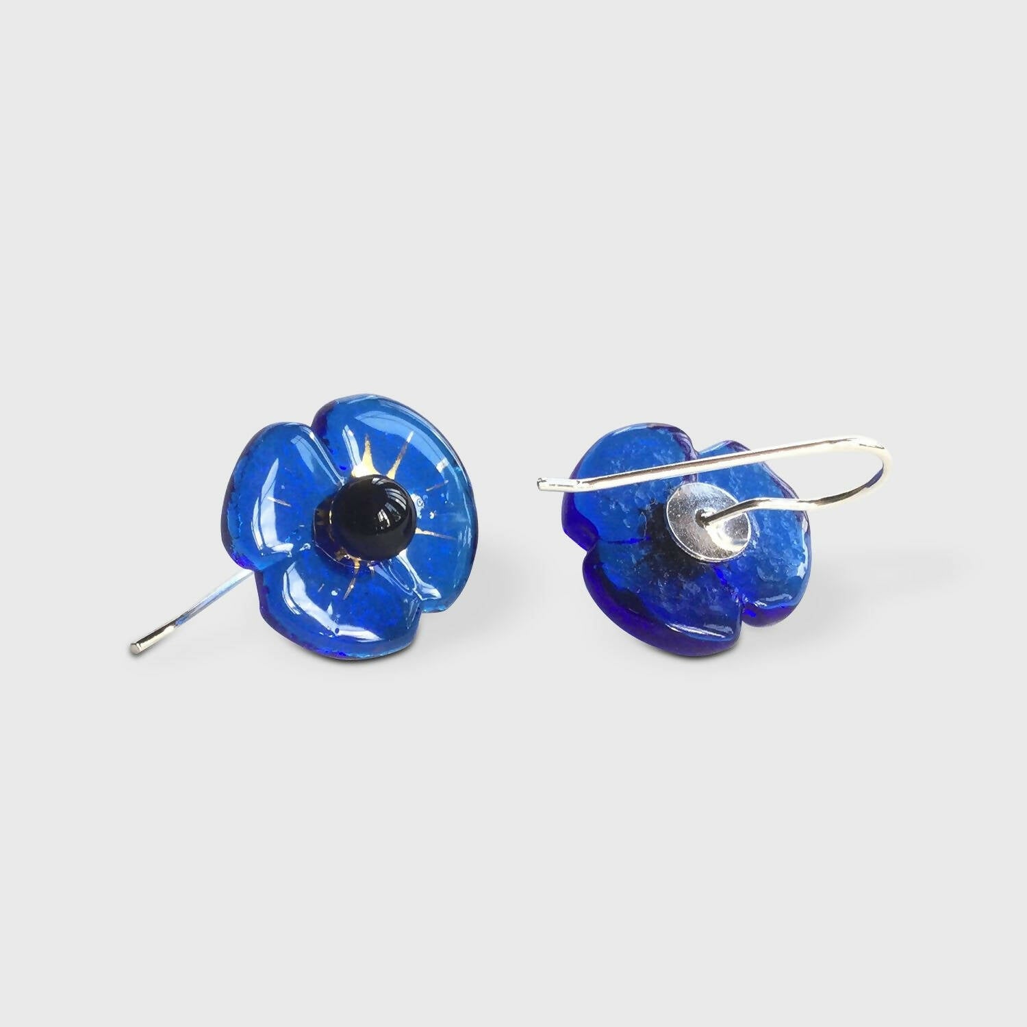 Boucles COQUELICOT bleu roi | EMPREINTES Paris