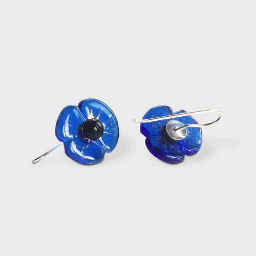 Boucles COQUELICOT bleu roi | EMPREINTES Paris - EMPREINTES Paris