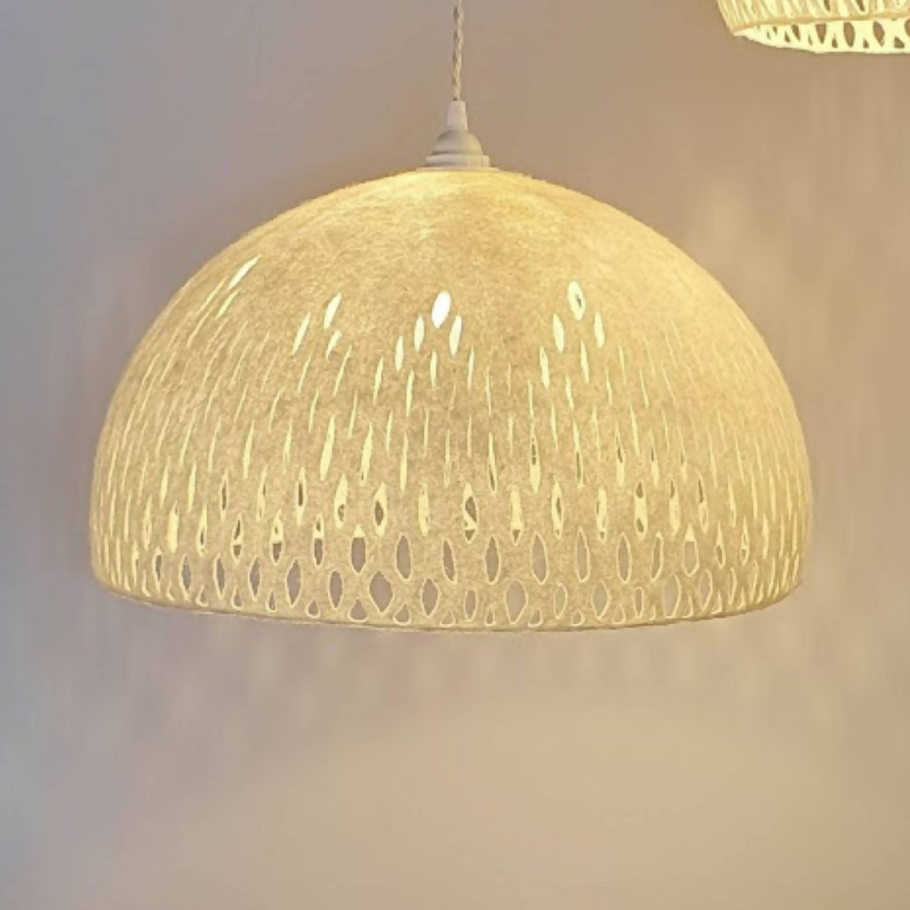 Suspension Demi Lune blanche n°4 | EMPREINTES Paris