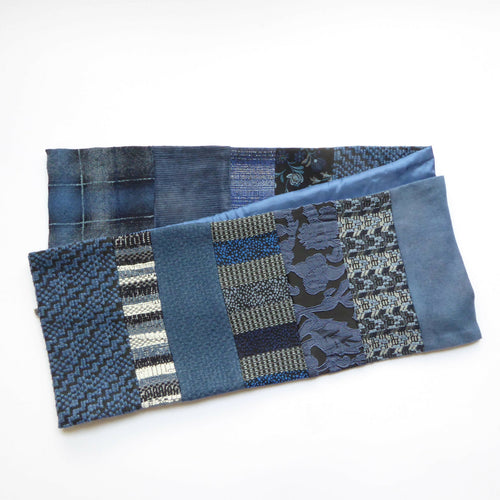 Écharpe hivernale homme- indigo | EMPREINTES Paris - EMPREINTES Paris