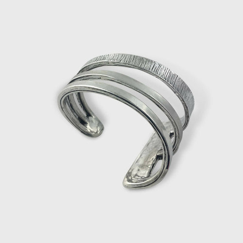 Bracelet en étain argenté 6 | EMPREINTES Paris - EMPREINTES Paris