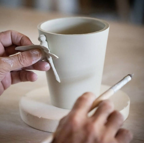 Mug Libellule cône | EMPREINTES Paris - EMPREINTES Paris