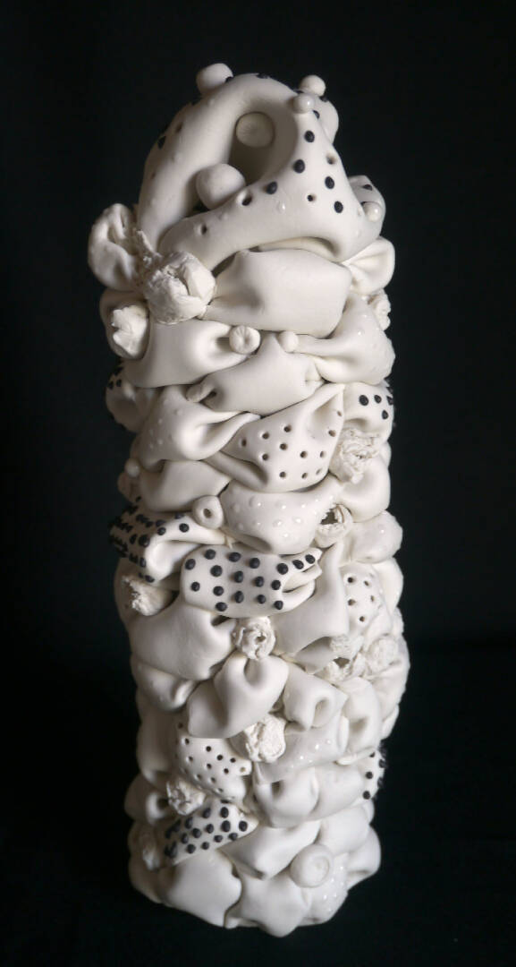 Sculpture Colonne porcelaine - Collection bulles | EMPREINTES Paris | EMPREINTES Paris