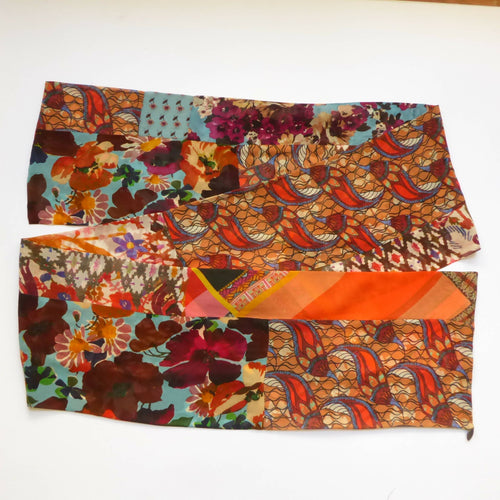 Foulard mix imprimés corail | EMPREINTES Paris - EMPREINTES Paris